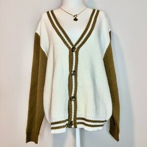 Rough Los Angeles Cardigan Women’s Size S Varsity Letterman MSRP $200